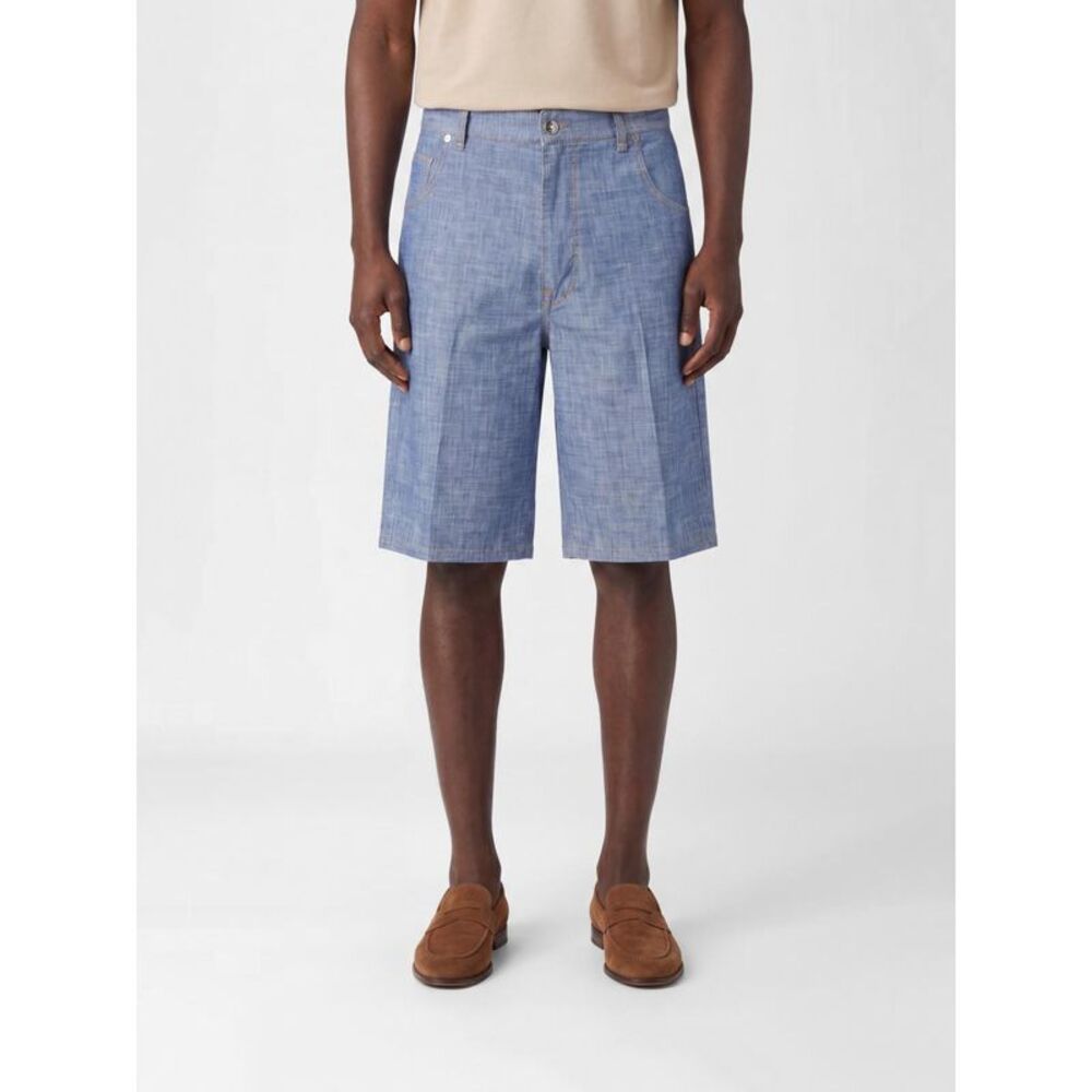 Fendi Shorts Men Blue